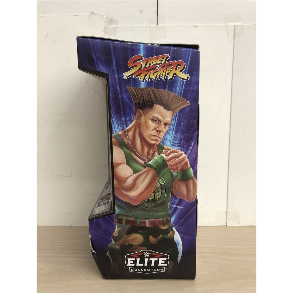 WWE Street Fighter Elite John Cena as Guile Action Figure Mattel JLD71