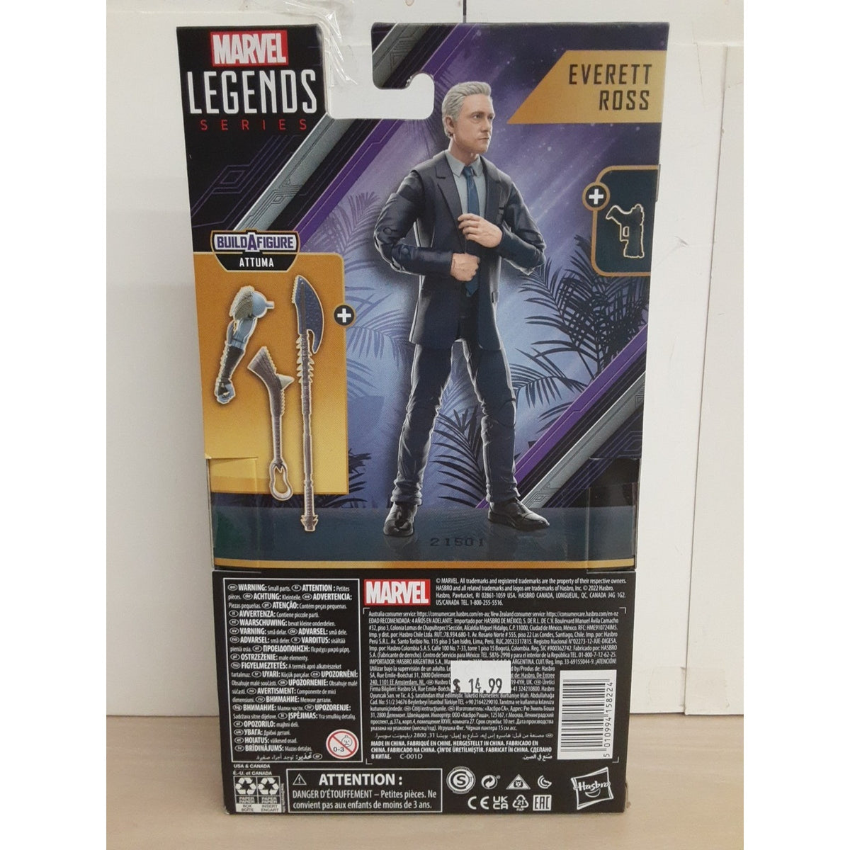 Marvel Legends Black Panther Legacy Collection Everett Ross Attuma BAF