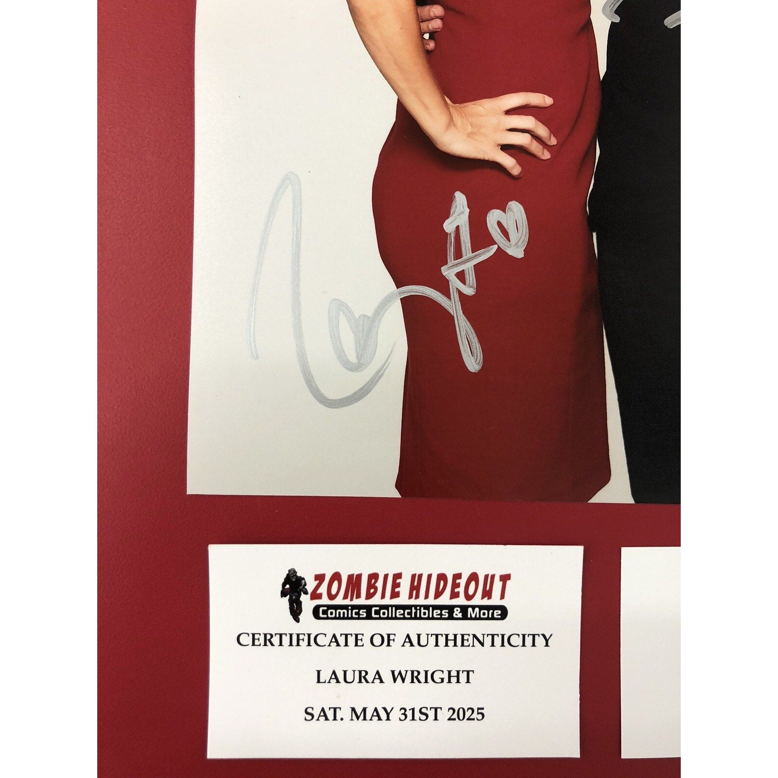 STEVE BURTON & LAURA WRIGHT Jason & Carly General Hospital Dual Signed 8x10 COA