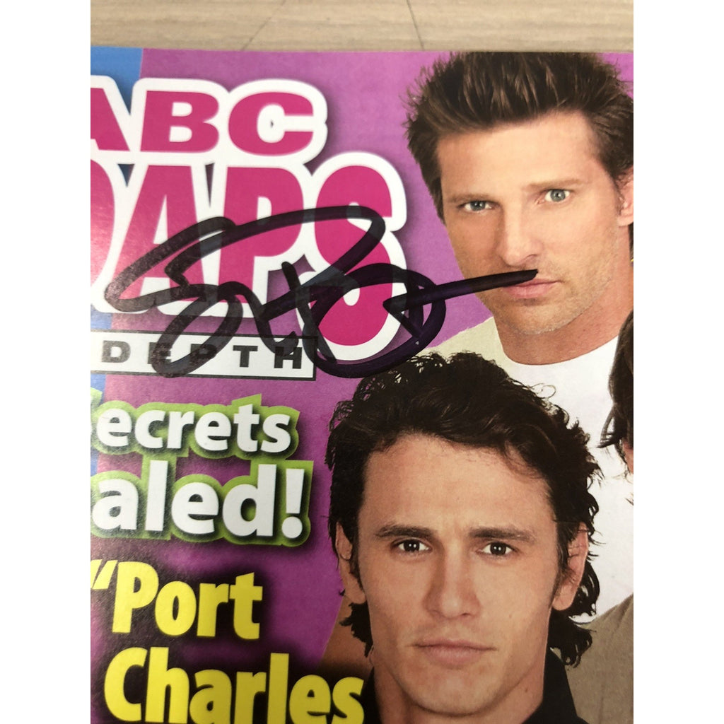STEVE BURTON SIGNED ABC Soaps in Depth July 26, 2010 General Hospital AUTO CoA