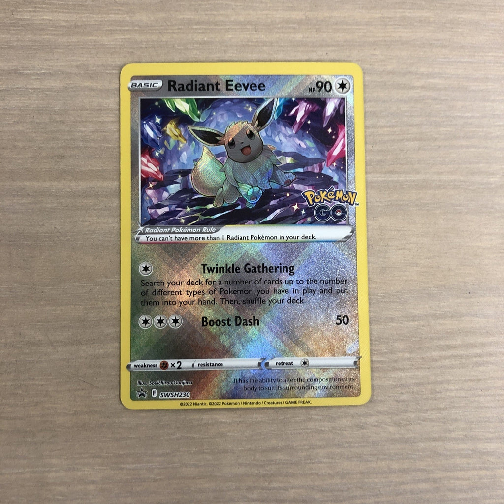 Radiant Eevee SWSH230 SWSH: Sword & Shield Promo Cards Holo