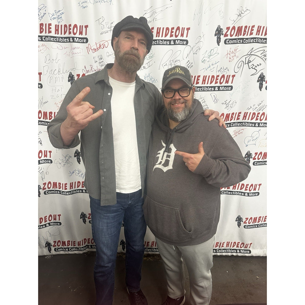 Tyler Mane & Lew Temple Dual Signed 8x10 Auto Rob Zombies Halloween Store COA