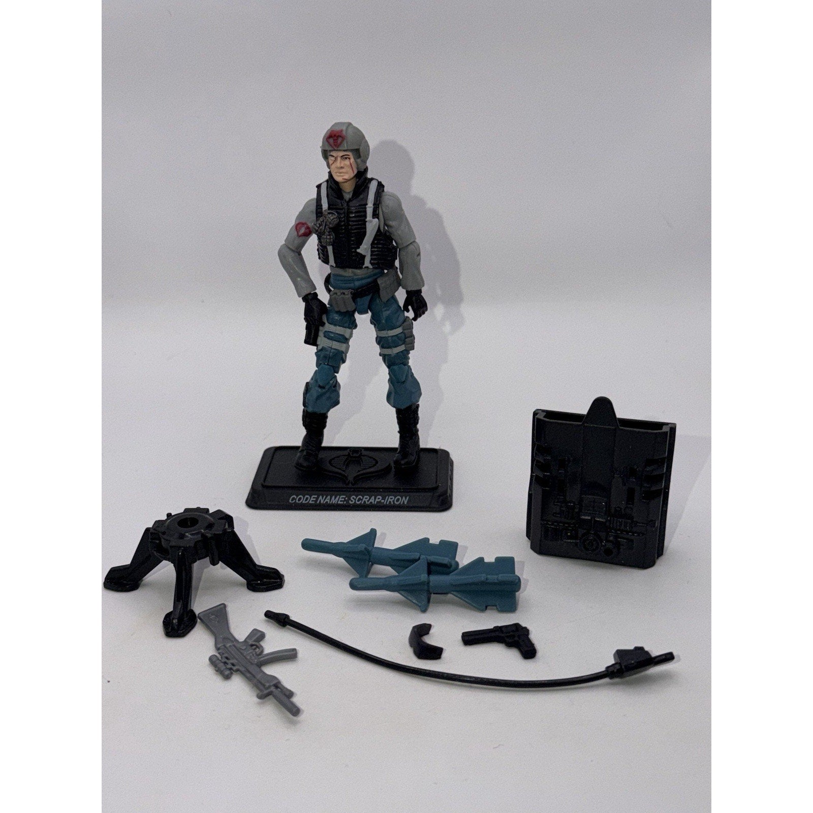 GI Joe Cobra Arctic Assault Squad Scrap Iron Action Figure 25th 2008 Loose