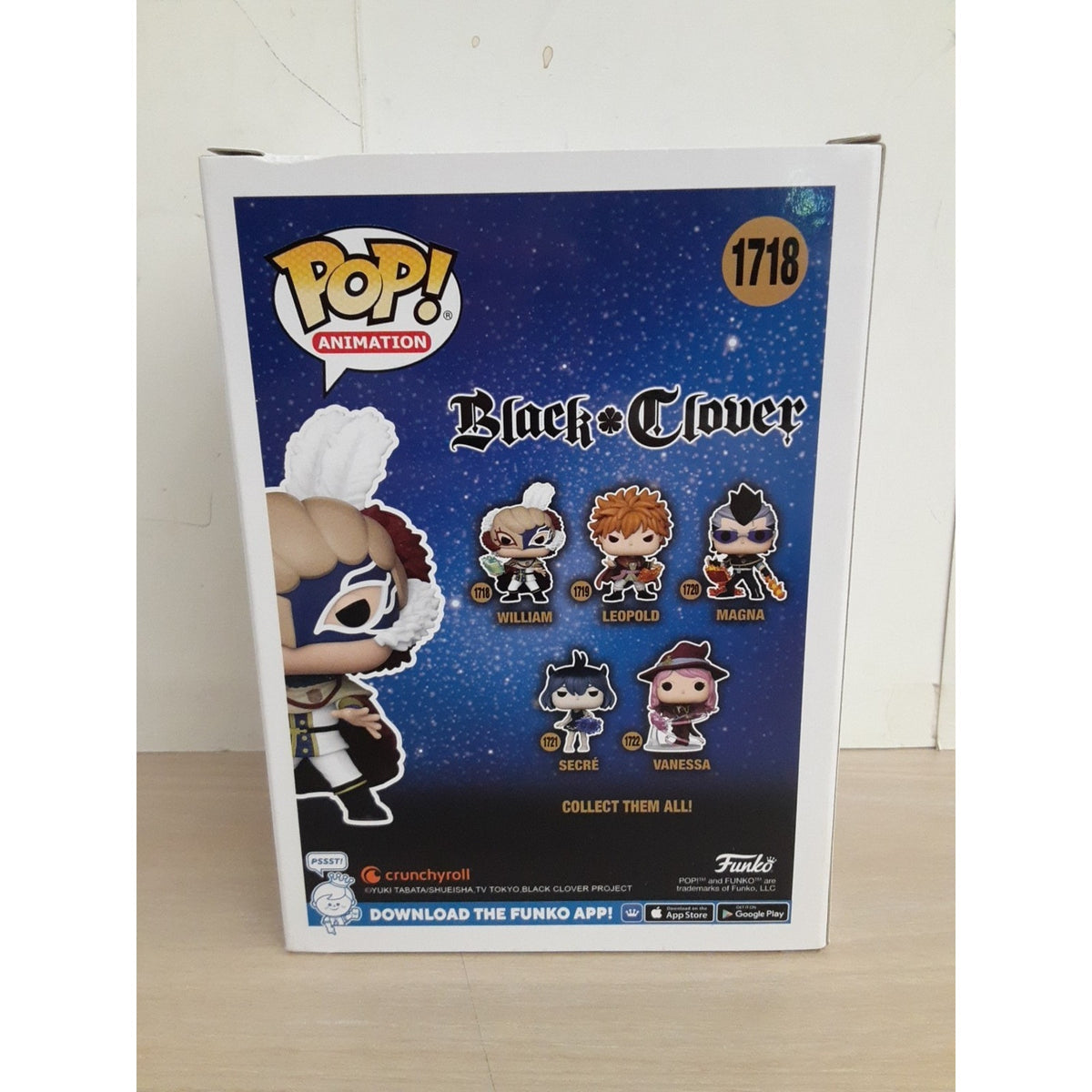 Funko Pop! Vinyl: Black Clover - William #1718