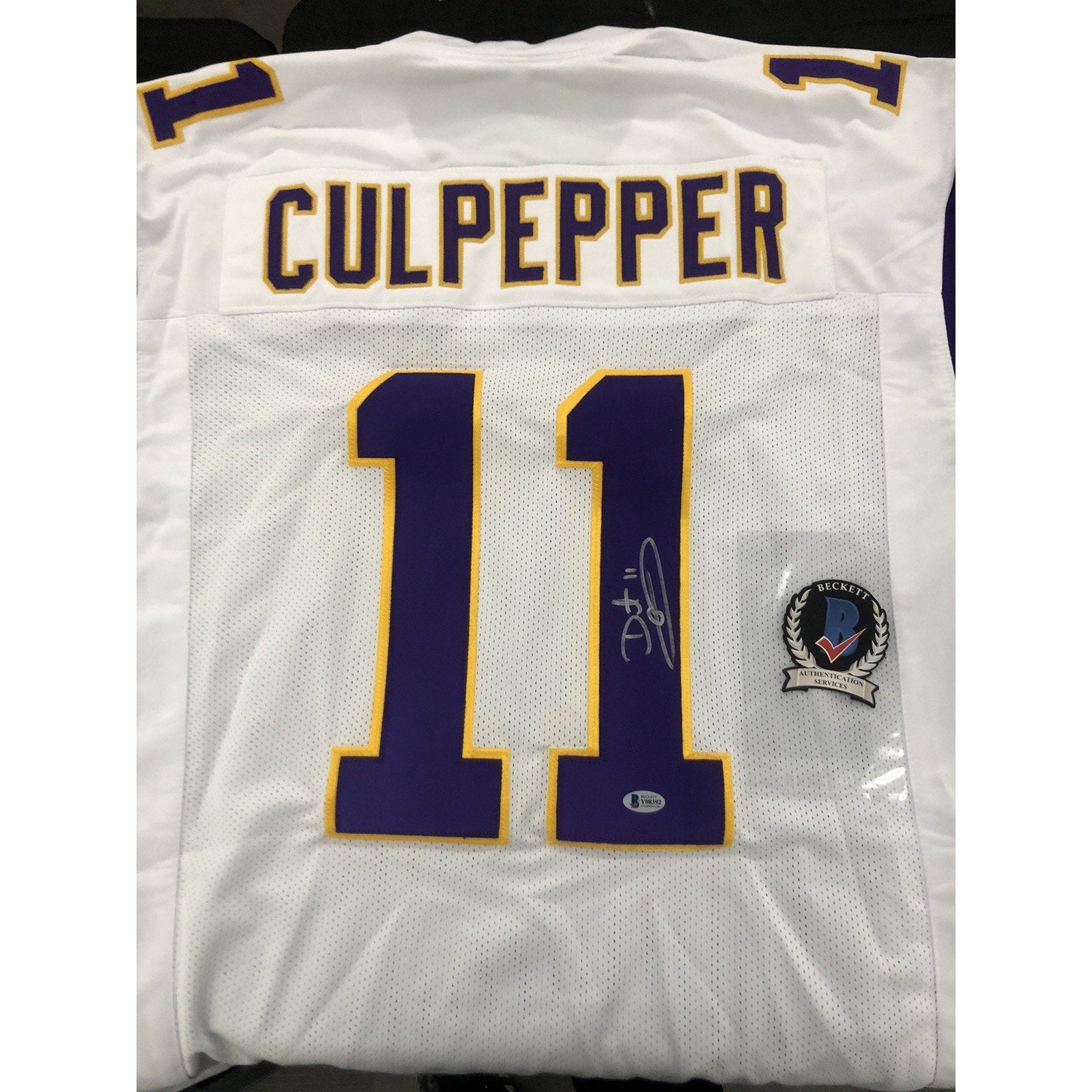 Daunte Culpepper Signed Jersey Autograph Beckett COA Vikings
