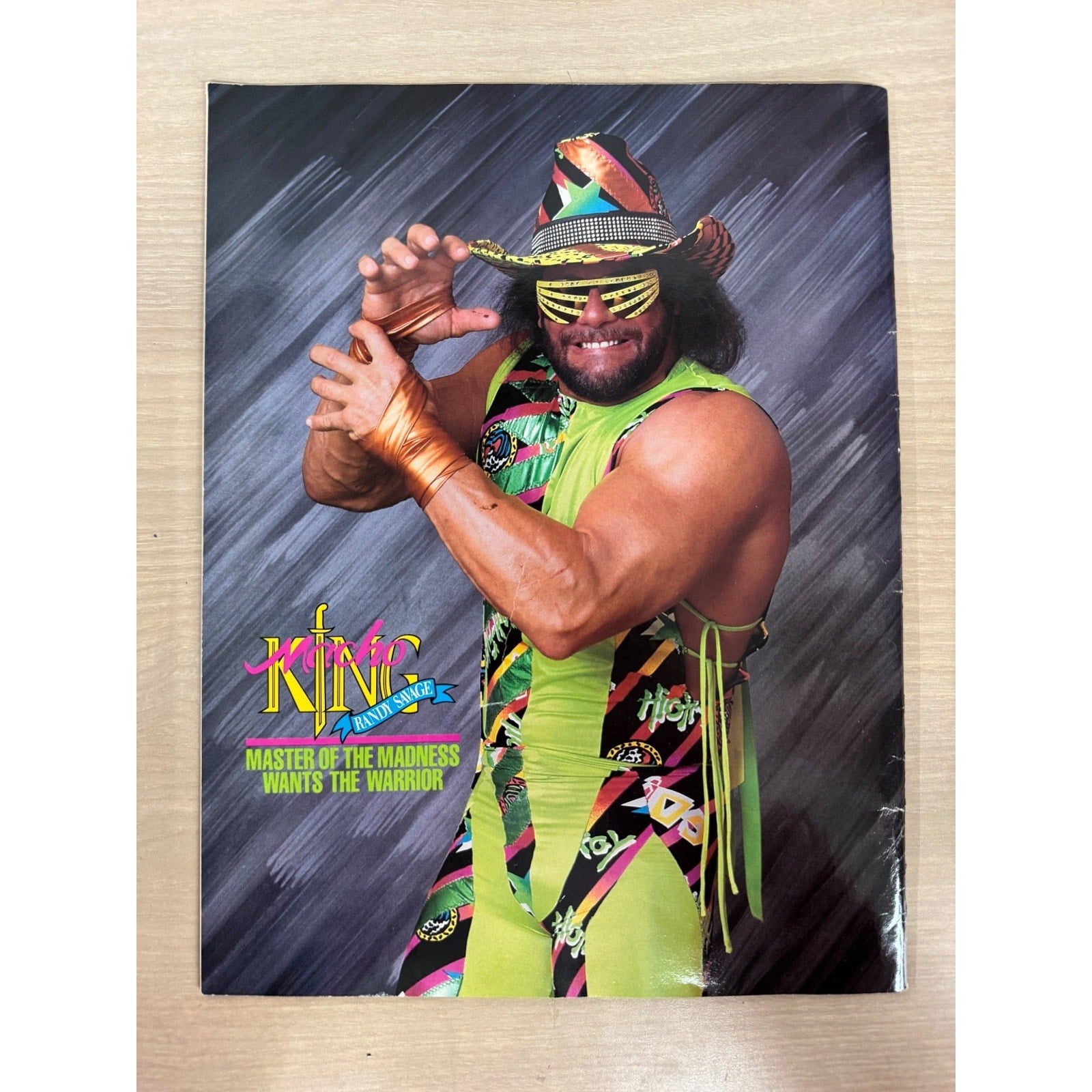 WWF World Wrestling Federation Program Vol 186 Hacksaw Jim Duggan Randy Savage