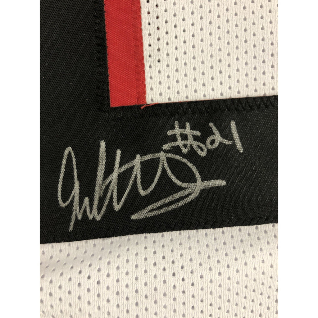 Todd Gurley Signed Atlanta Falcons White Framing Jersey (Beckett COA) Autograph