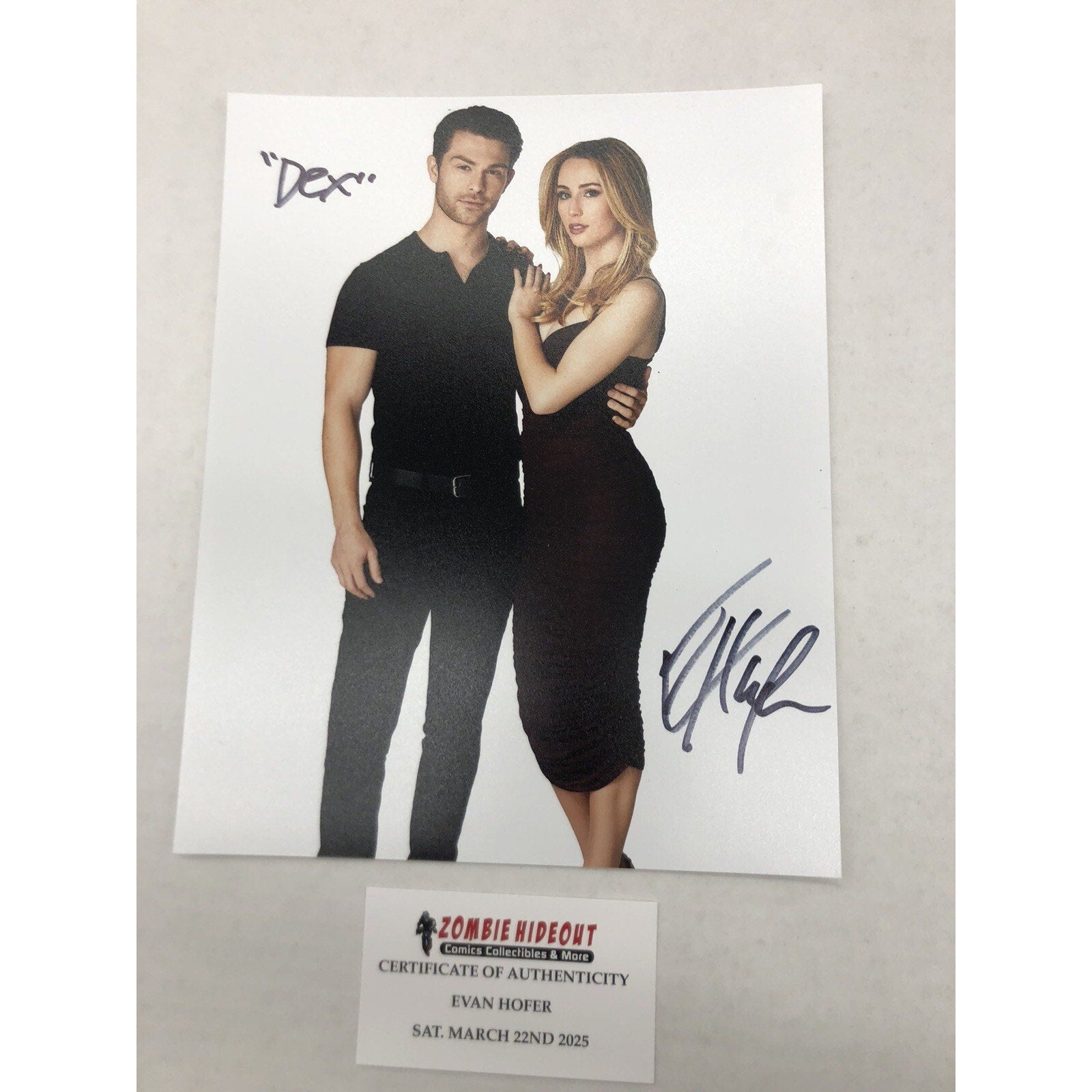Evan Hofer autographed Signed 8x10 Photo General Hospital W/ Store CoA