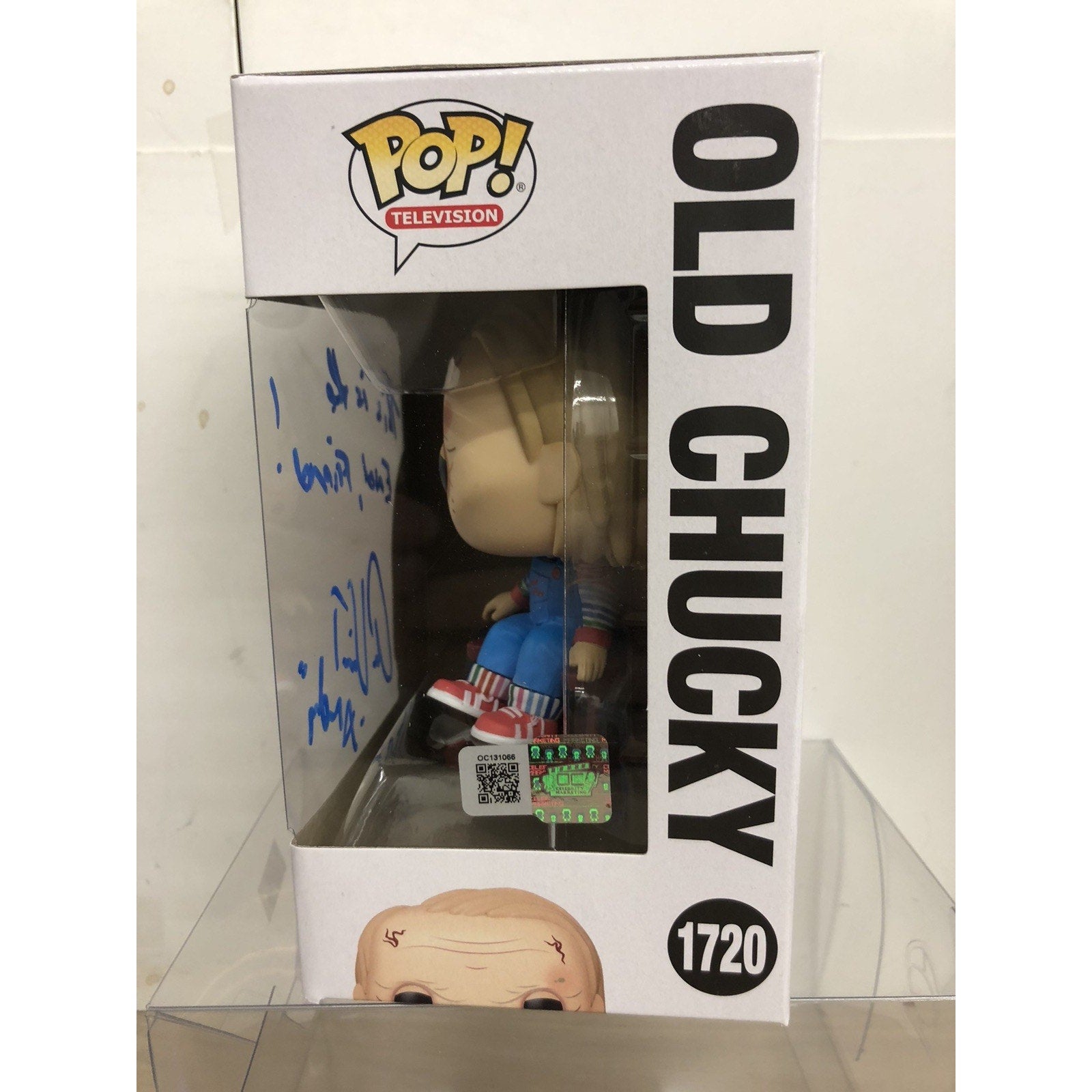 Alex Vincent Autograph Signed “Andy” Funko Pop #1720 Old Chucky Child's Play CoA