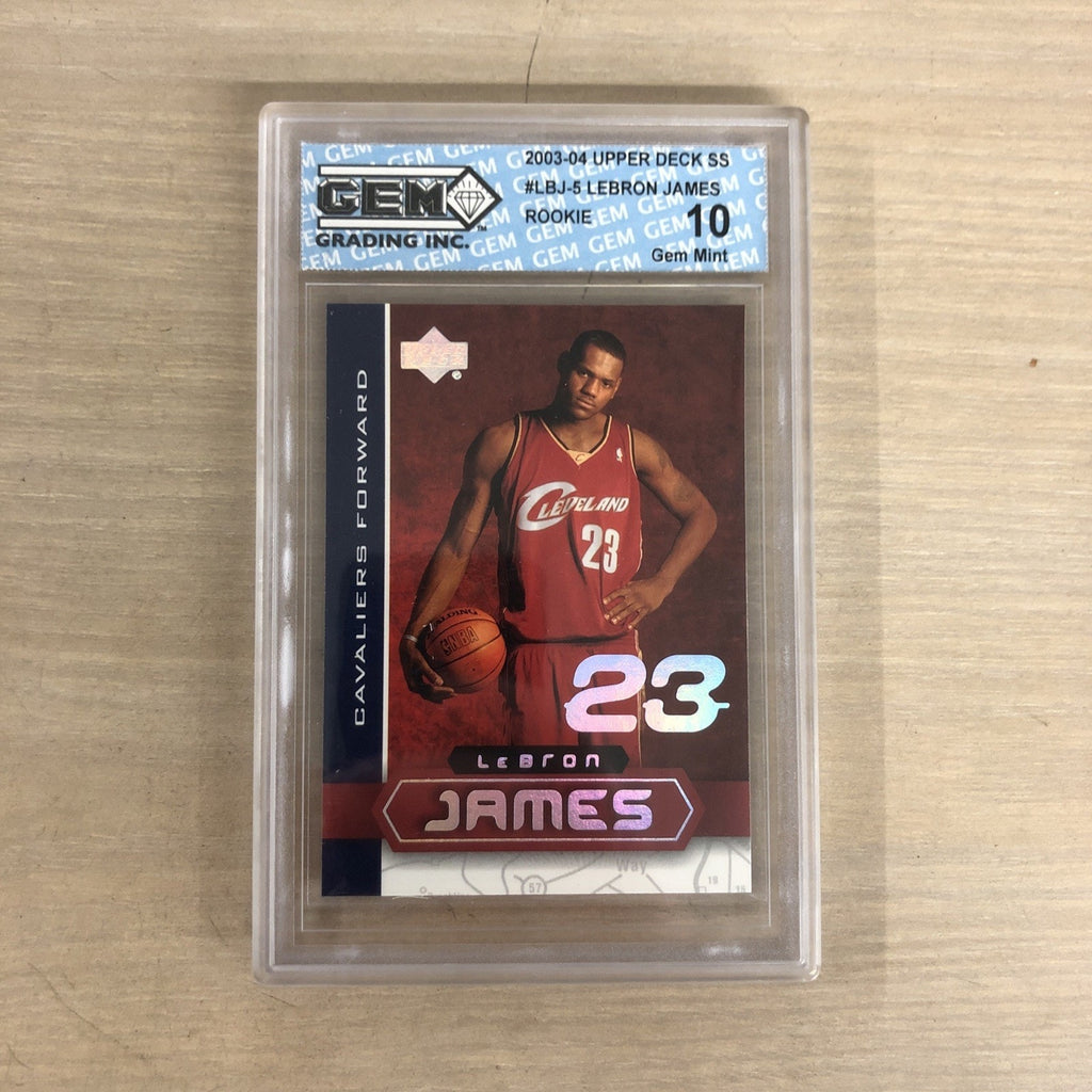 LeBron James 2003-2004 Upper Deck SS #LBJ-5 Rookie GEM 10