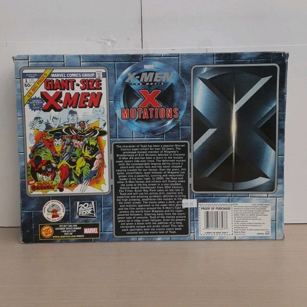 X-Men Movie X Mutations Classic Comic Toad and Movie Toad 9" Action Figure Set