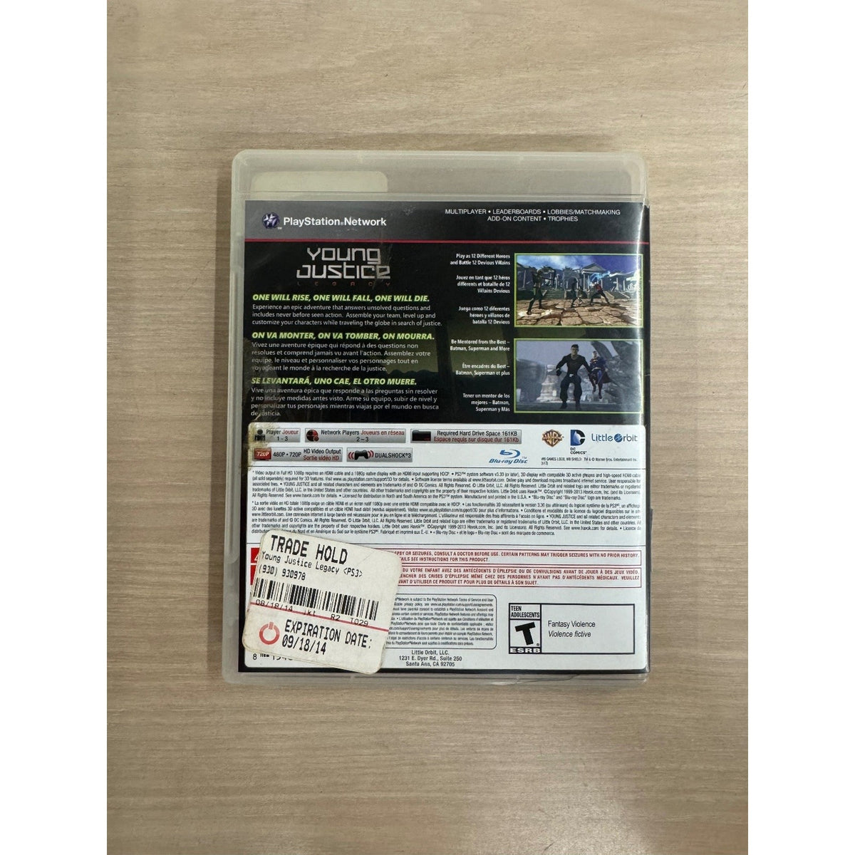 Young Justice Legacy PS3 Video Game Multiplayer DC Comics Action