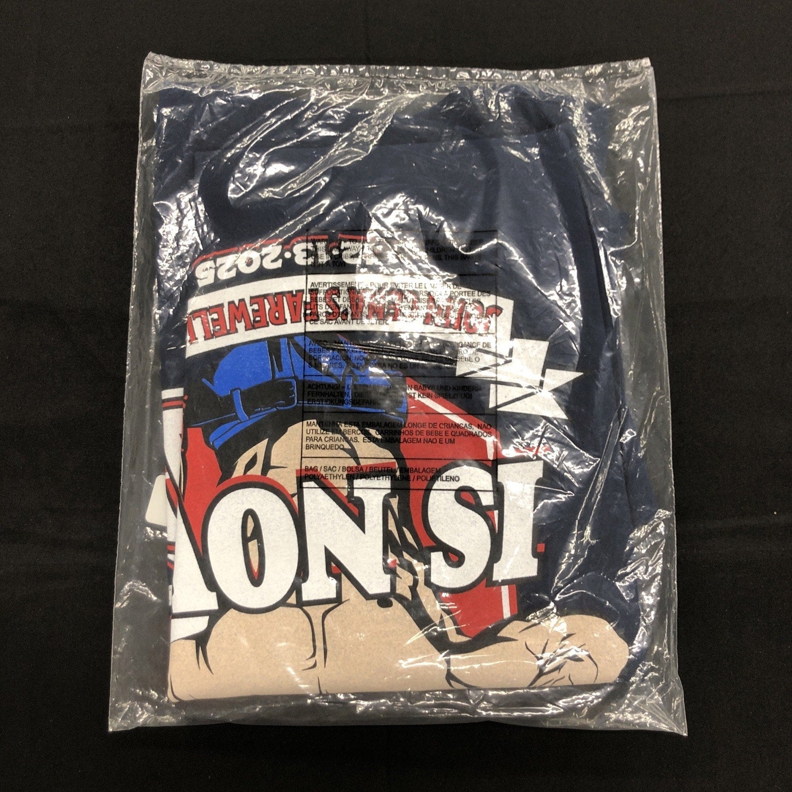 WWE John Cena Farewell Tour 2025 Washington, DC T-Shirt 2XL