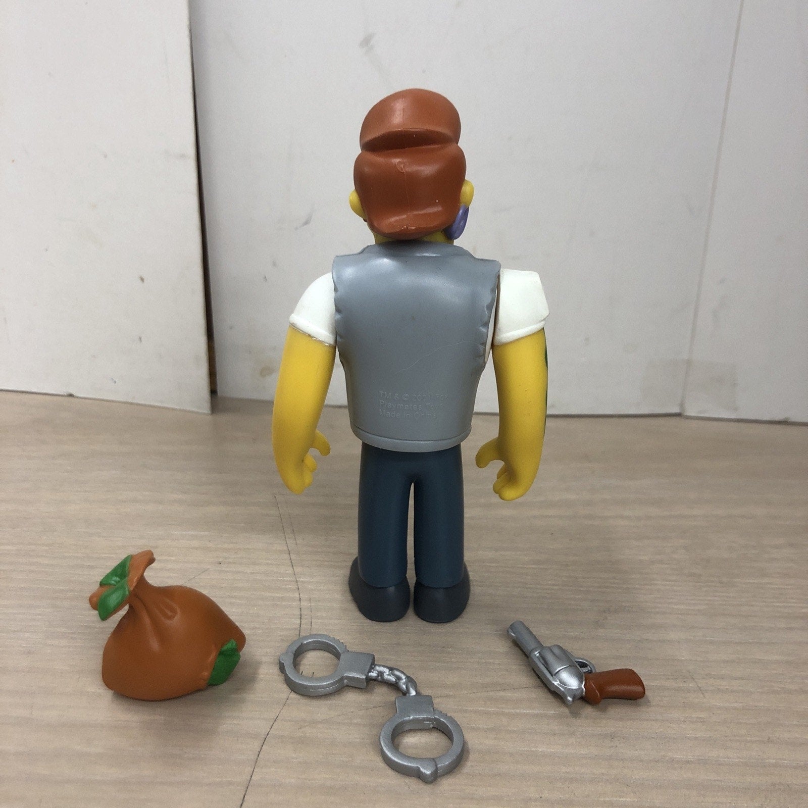 The SIMPSONS world of springfield SNAKE JAILBIRD Playmates LOOSE COMPLETE