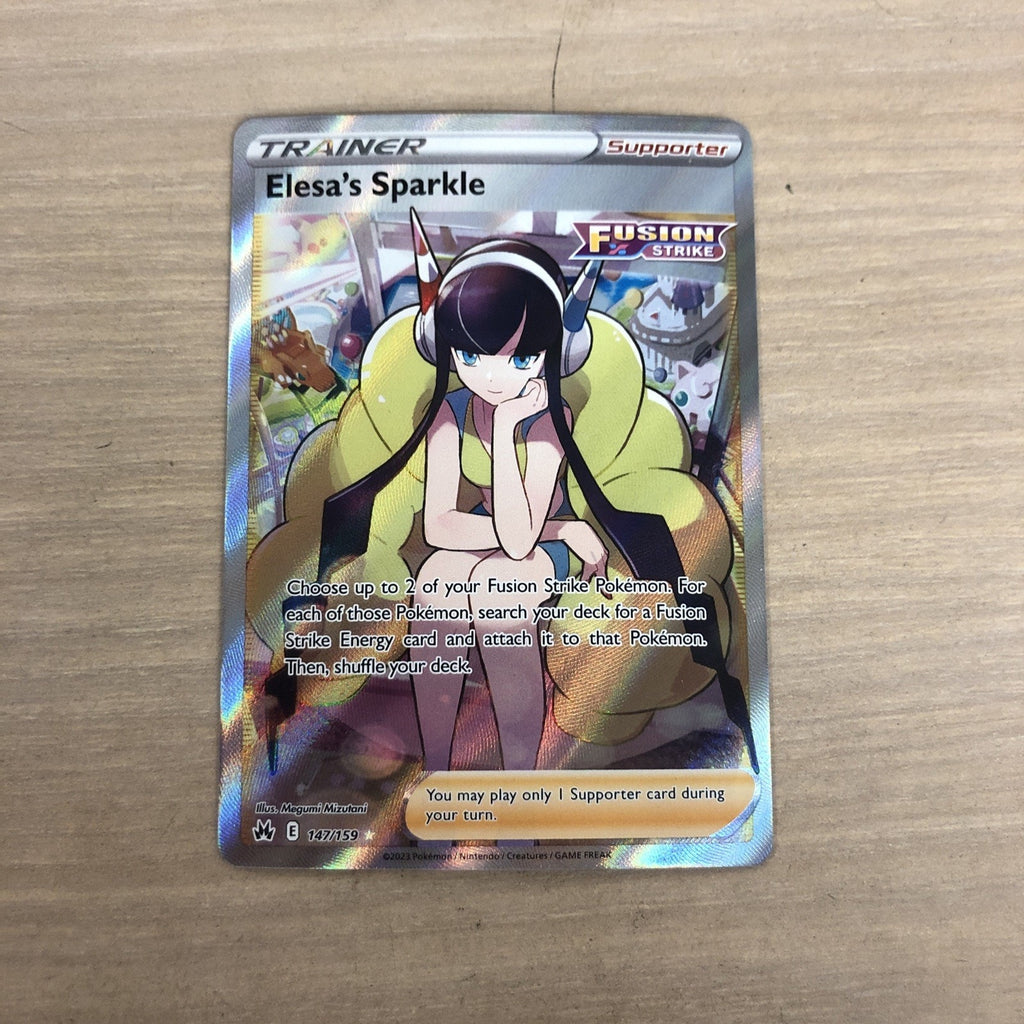 Elesa's Sparkle (Full Art) 147/159 Crown Zenith Holo