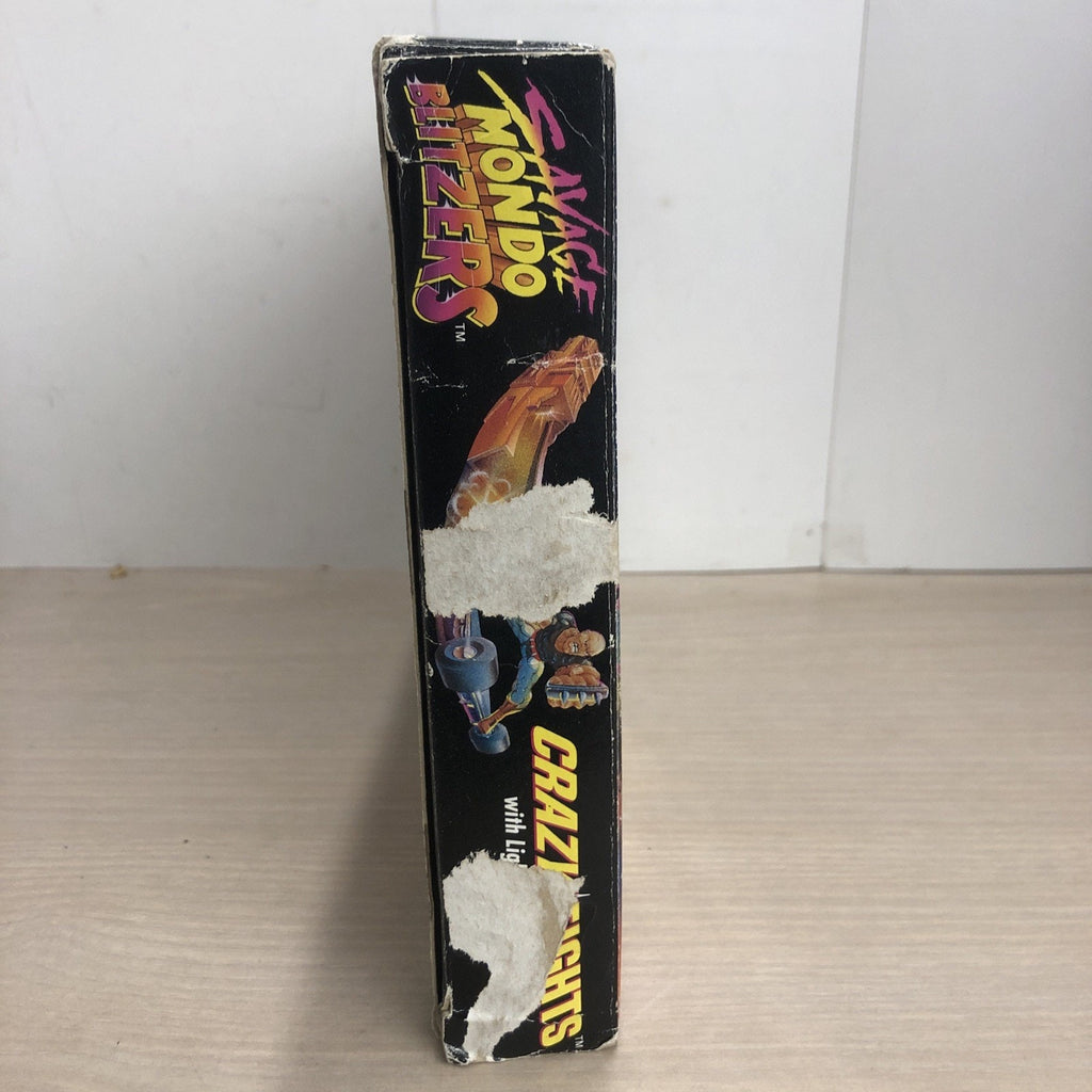 1992 Kenner Crazy Eights Savage Mondo Blitzers With Lighting Launcher Box