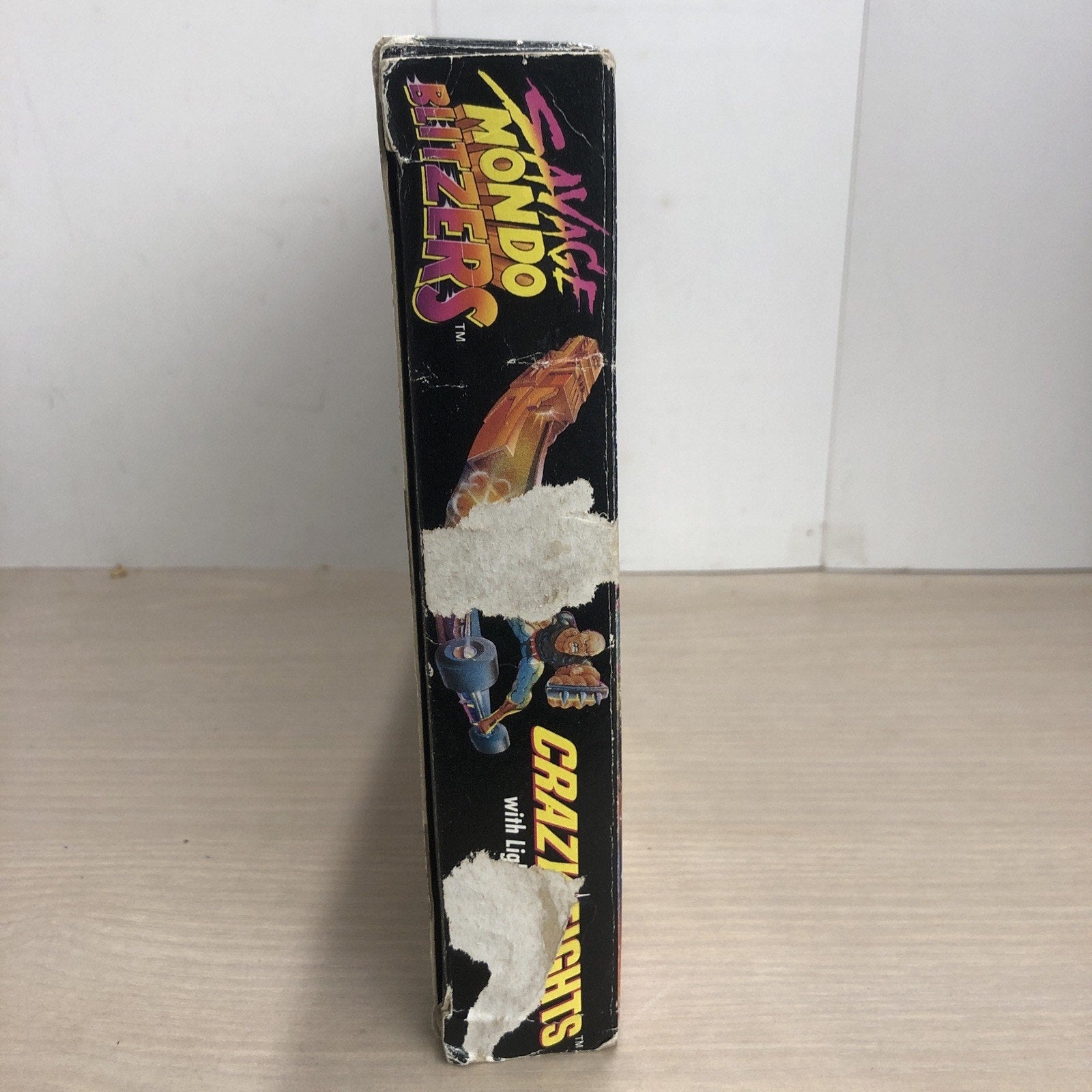 1992 Kenner Crazy Eights Savage Mondo Blitzers With Lighting Launcher Box