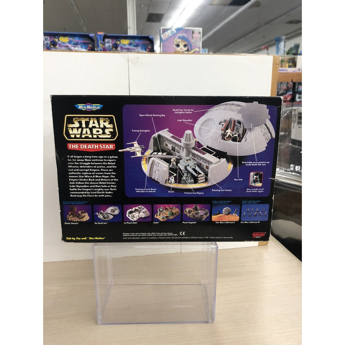 Micro Machines Space Star Wars Death Star Movie Toy Action Set Galoob 1993