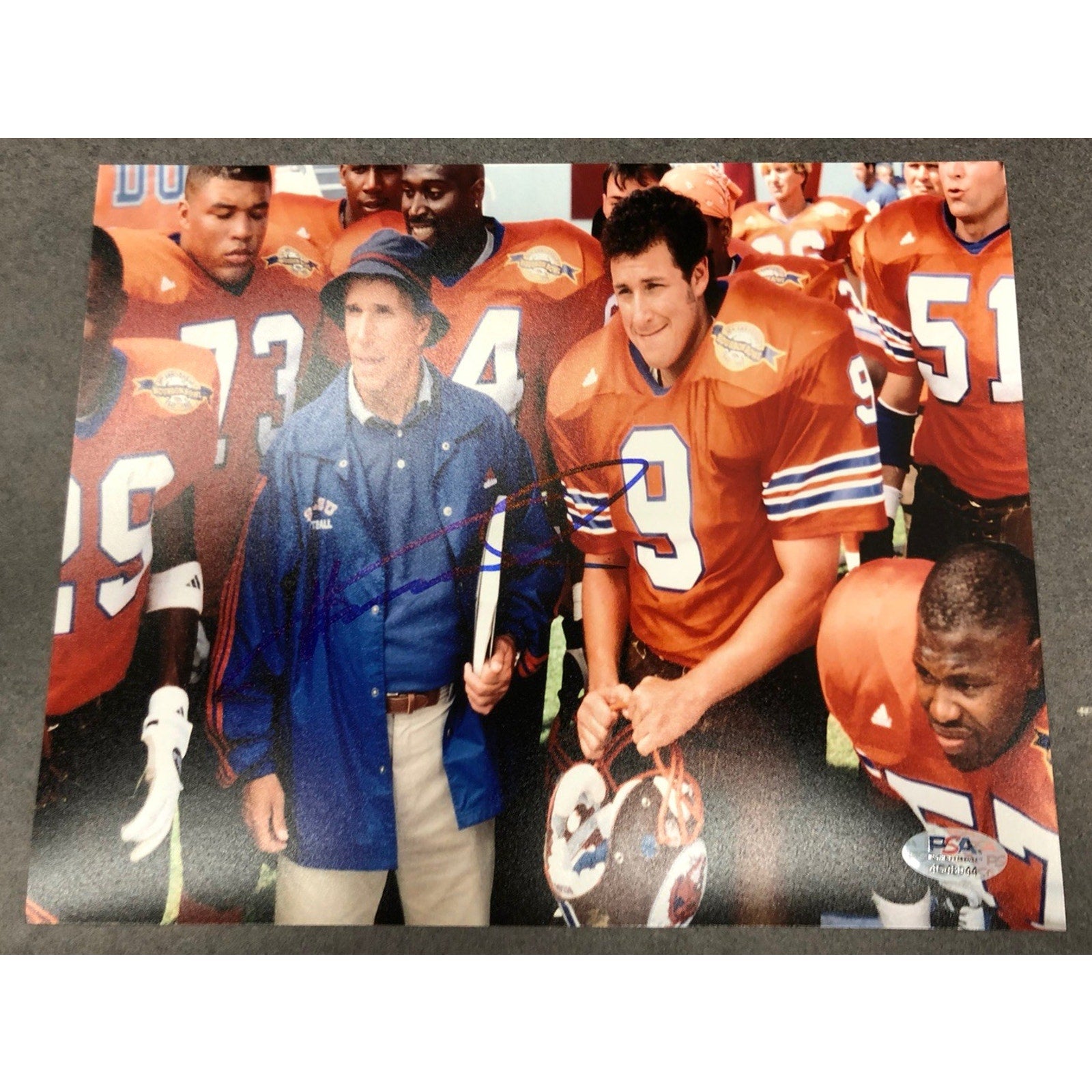 Henry Winkler The Waterboy Coach K Huddle signed 8x10 photo PSA/DNA Autographed