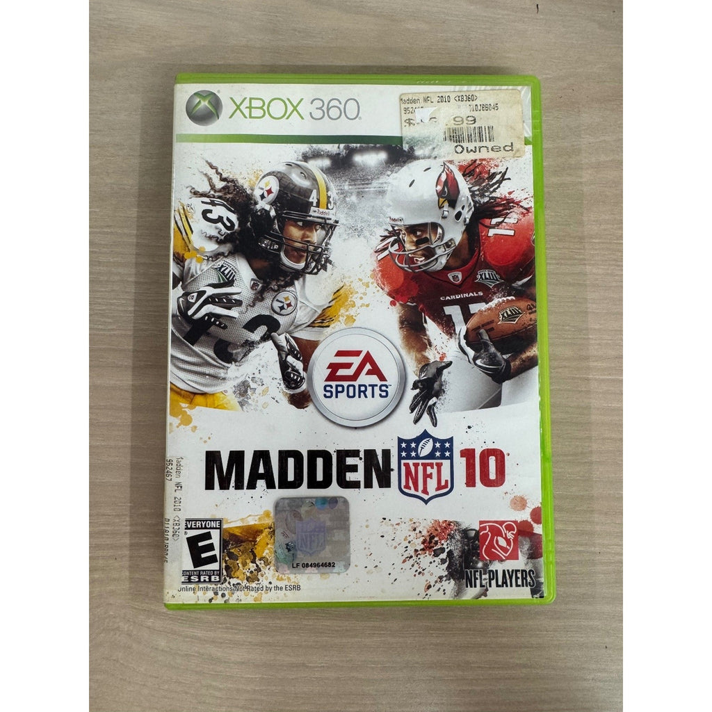 Madden NFL 10 Xbox 360 Video Game Football Multiplayer Franchise