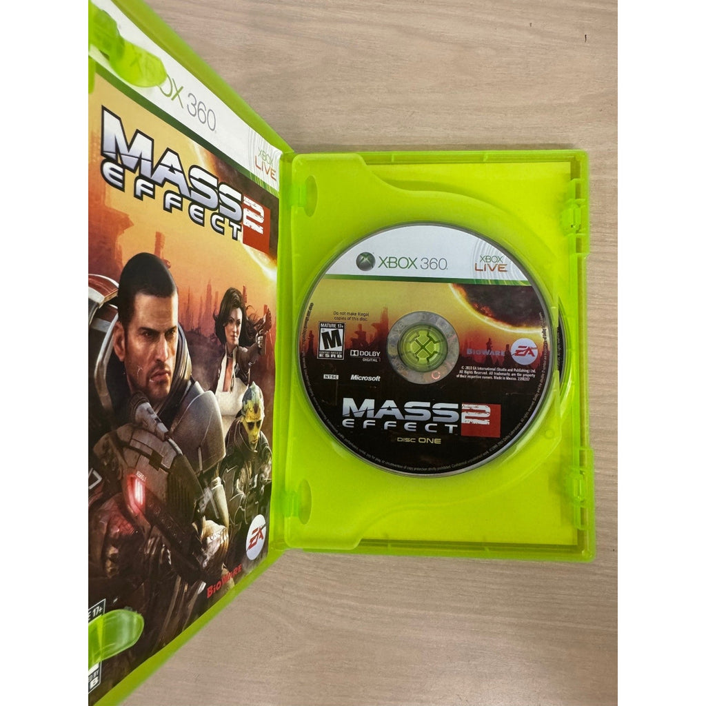 Mass Effect 2 Xbox 360 Video Game Sci-Fi Action RPG Multiplayer NTSC