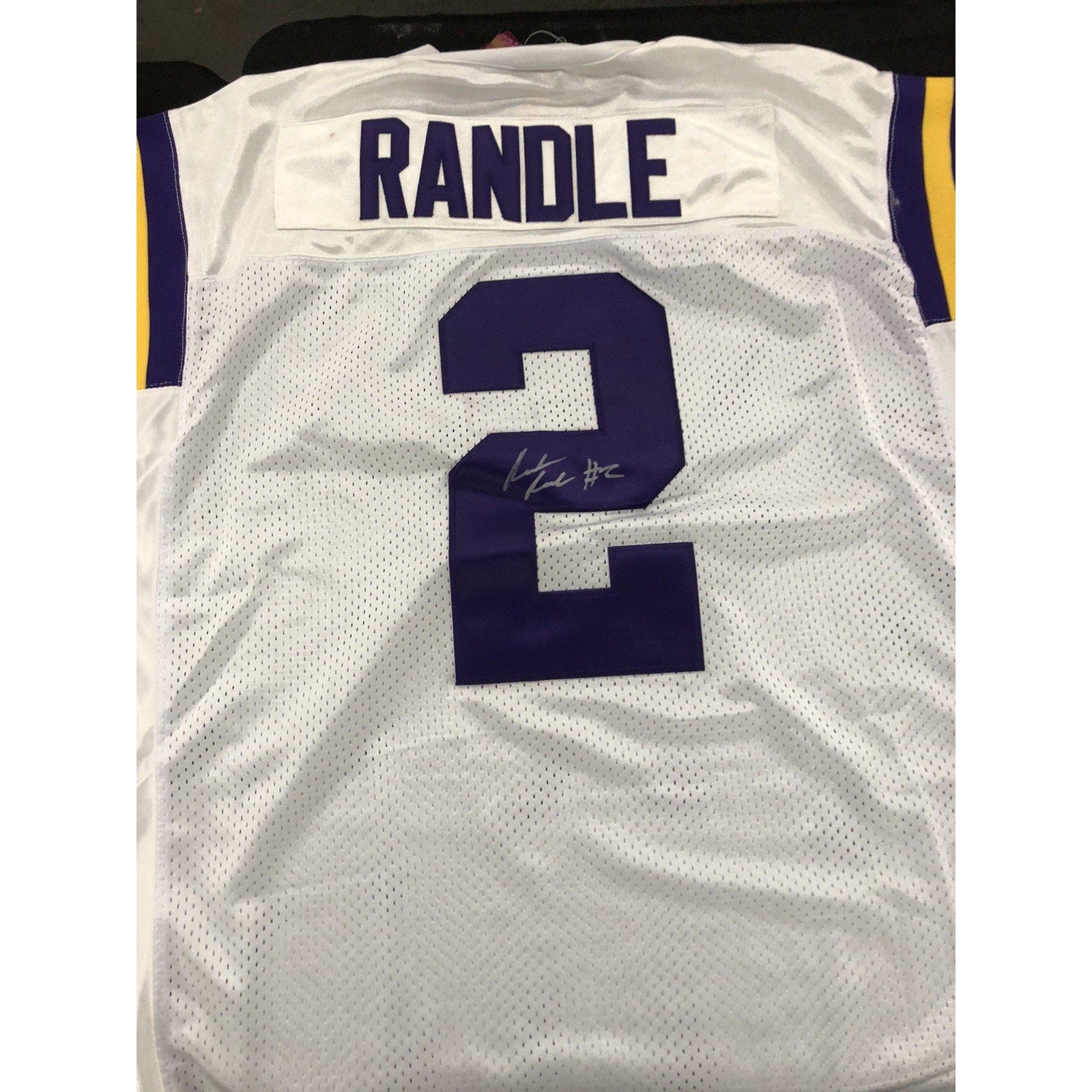 Reuben Randle Signed Jersey Autograph No COA LSU Tigers Size 52 Nike Stained