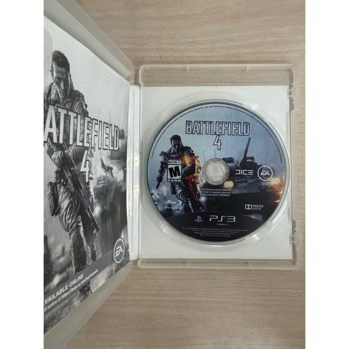 Battlefield 4 PS3 PlayStation 3 Video Game Multiplayer Shooter