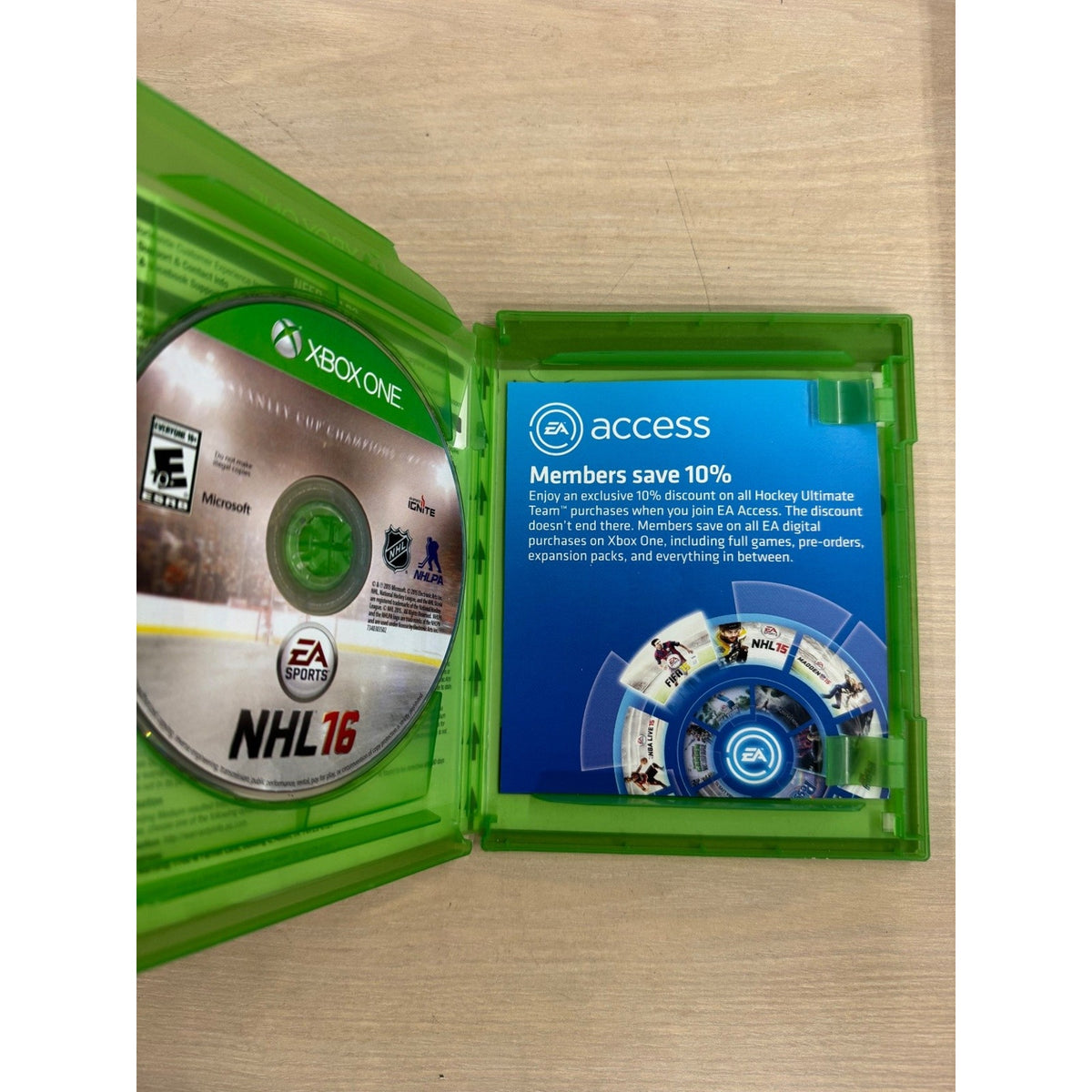 NHL 16 Xbox One Video Game EA Sports Hockey Multiplayer NTSC