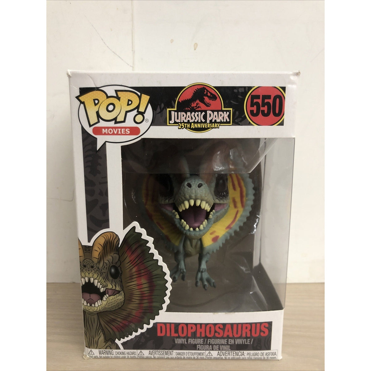 Funko Pop! Vinyl: Jurassic Park - Dilophosaurus #550