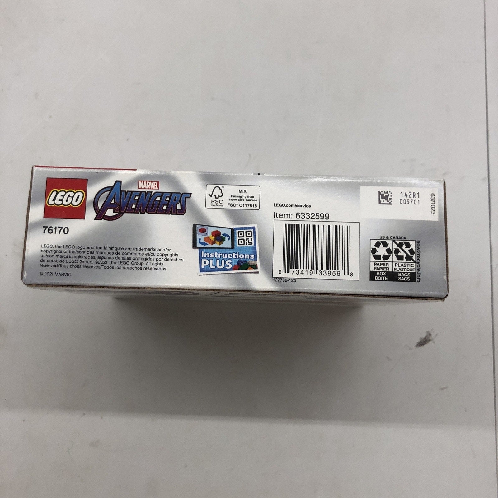 LEGO Marvel: Iron Man Vs. Thanos (76170)