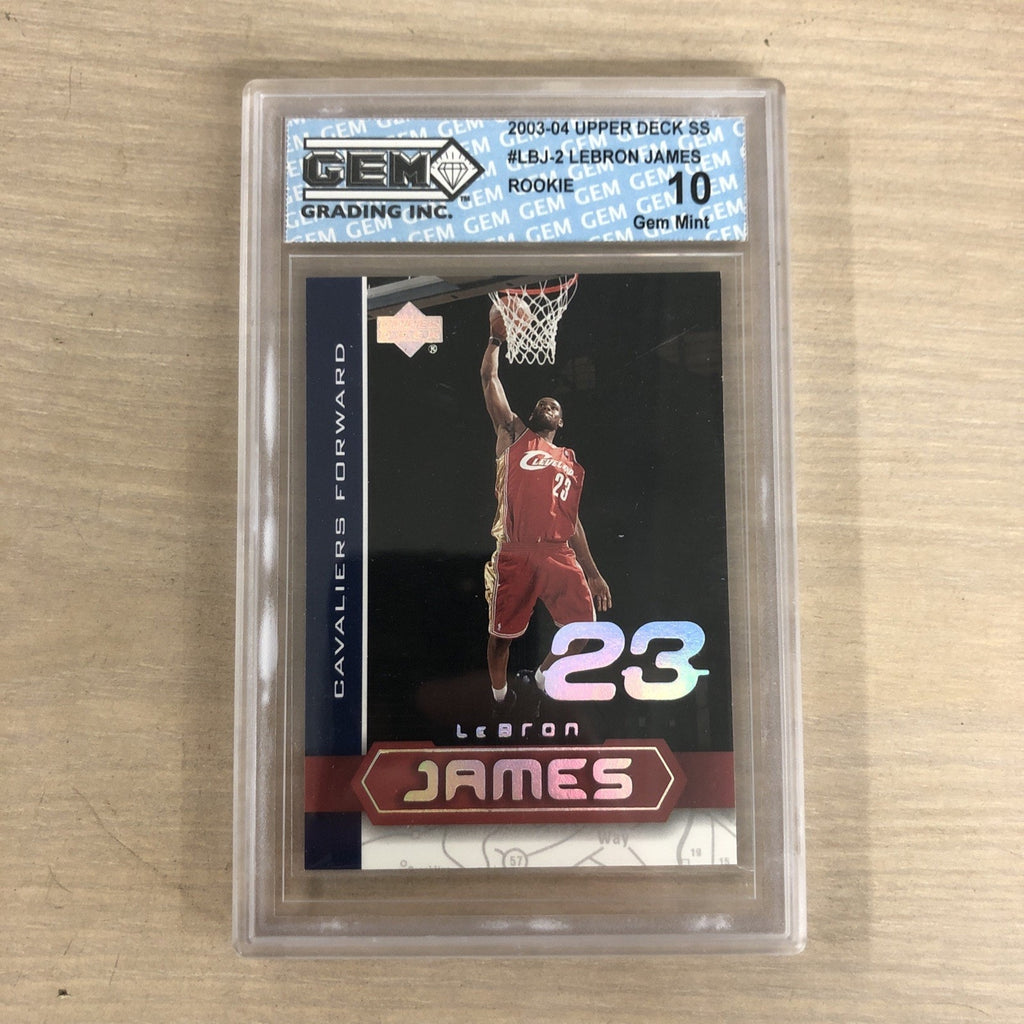 LeBron James 2003-2004 Upper Deck SS #LBJ-2 Rookie GEM 10