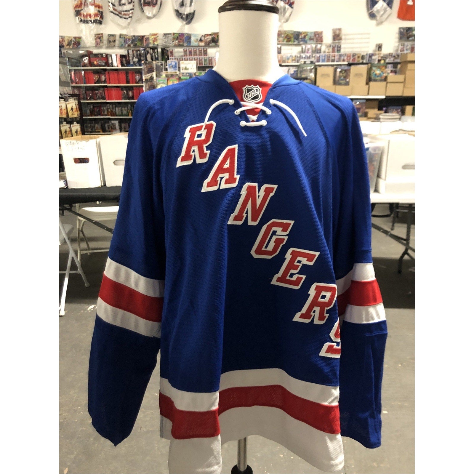 Anton Stralman New York Rangers Game Issued Reebok MIC Jersey 56 Steiner