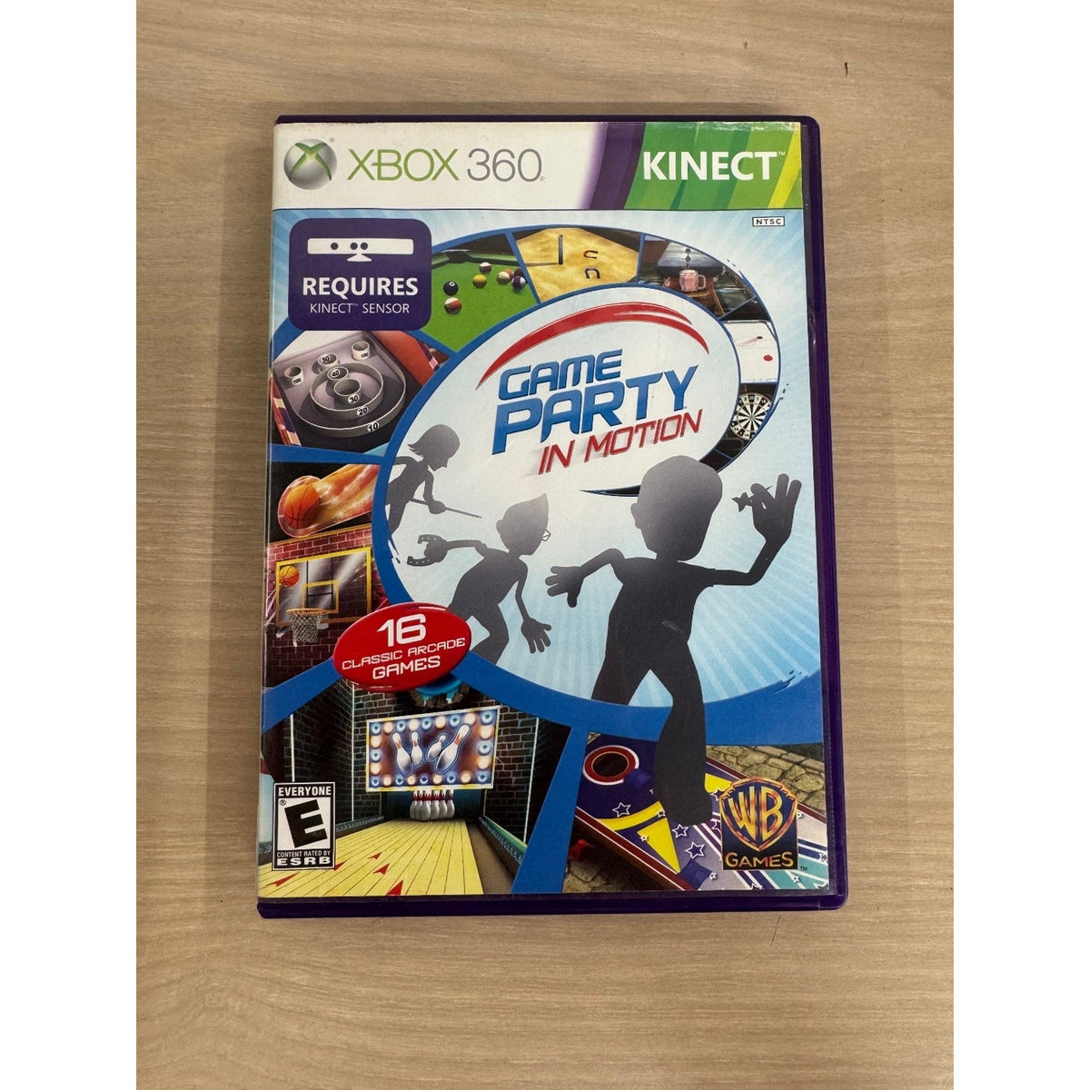 Game Party In Motion Xbox 360 Video Game Kinect Compatible Arcade Fun NTSC