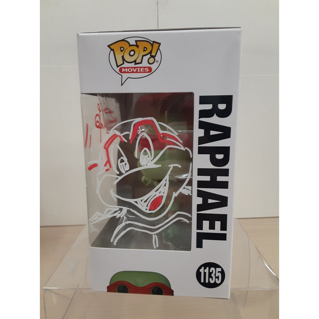 Guy Gilchrist Autographed Raphael Nickelodeon TMNT Funko Pop Artwork OCCM Signed