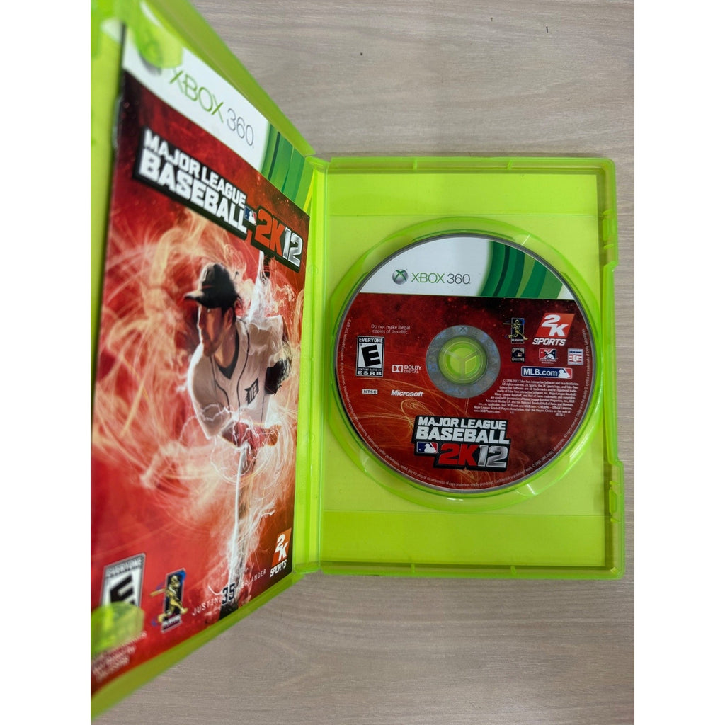 MAJOR LEAGUE BASEBALL 2K12 Xbox 360 Video Game Sports Baseball