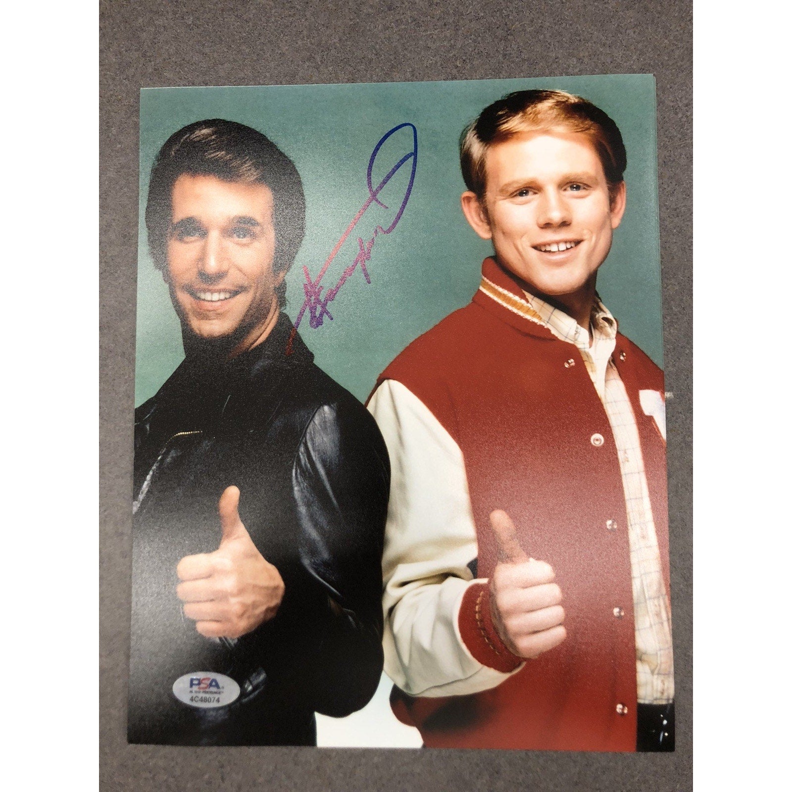 Henry Winkler Happy Days Fonzie & Richie signed 8x10 photo PSA/DNA Autographed