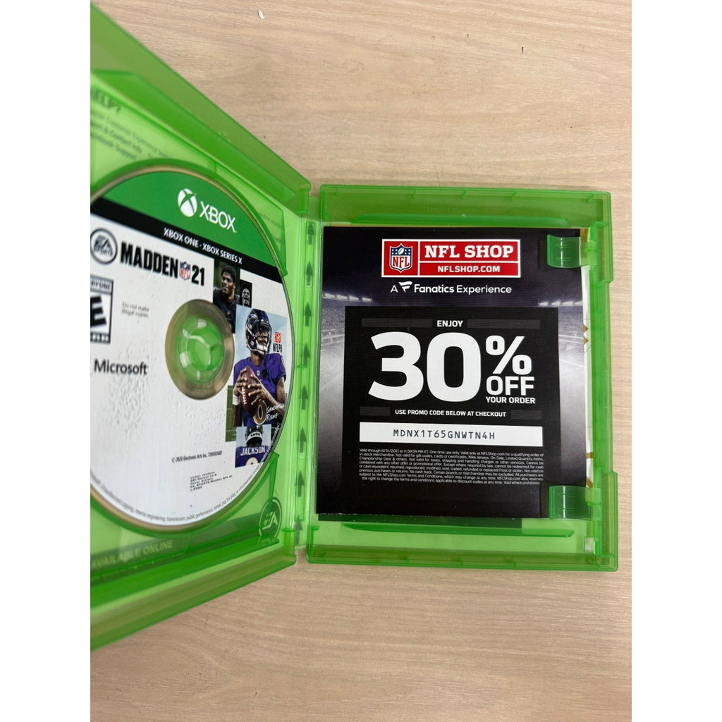 Madden NFL 21 Xbox One Xbox Series X Video Game Football Multiplayer
