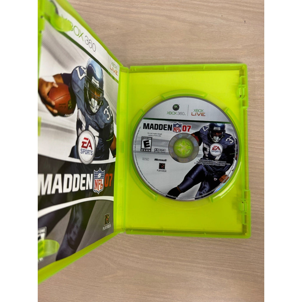 Madden NFL 07 Xbox 360 Video Game Football Sports EA Sports NFL