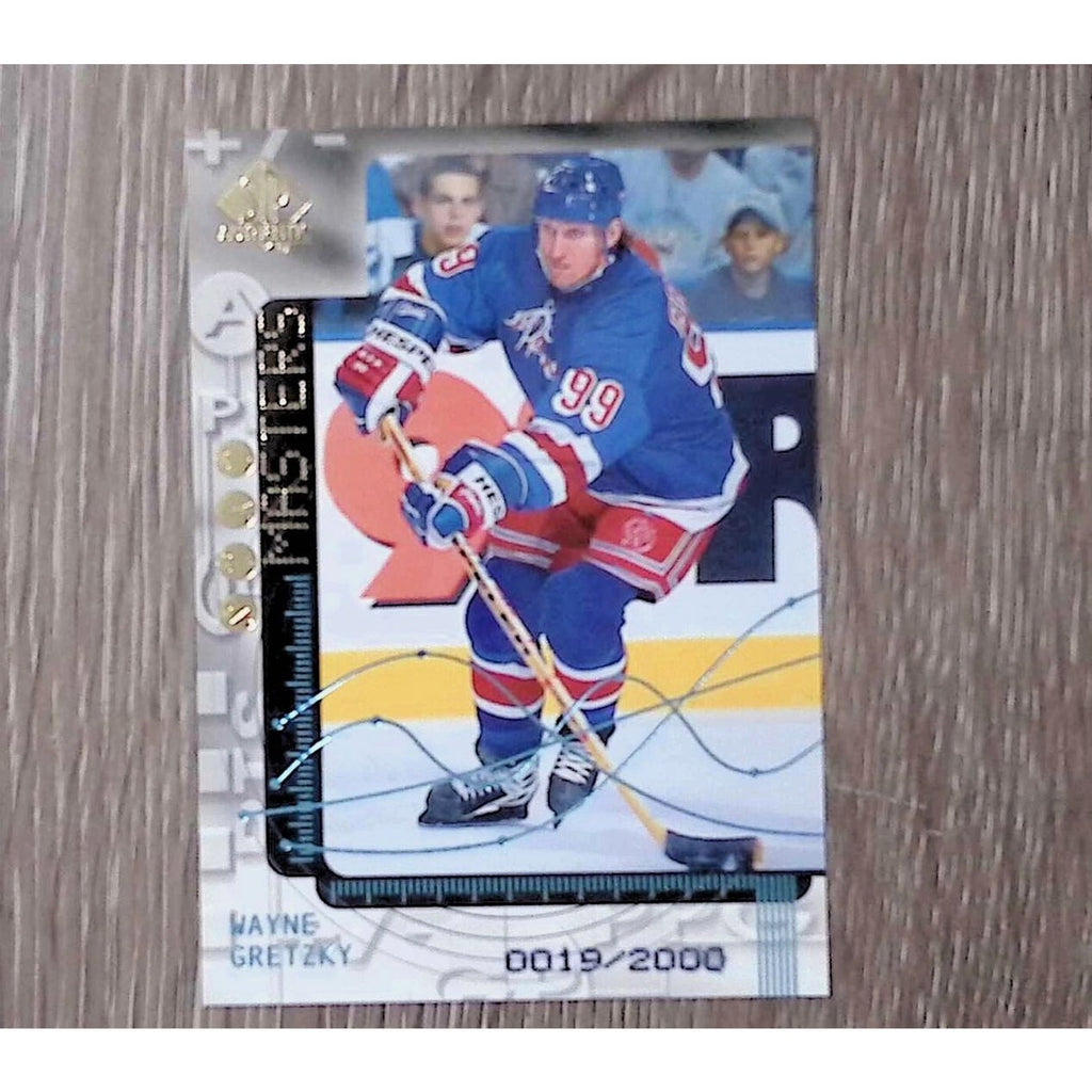 Wayne Gretzky Rangers 2000 SP Masters Upper Deck #'d 0019/2000 S030