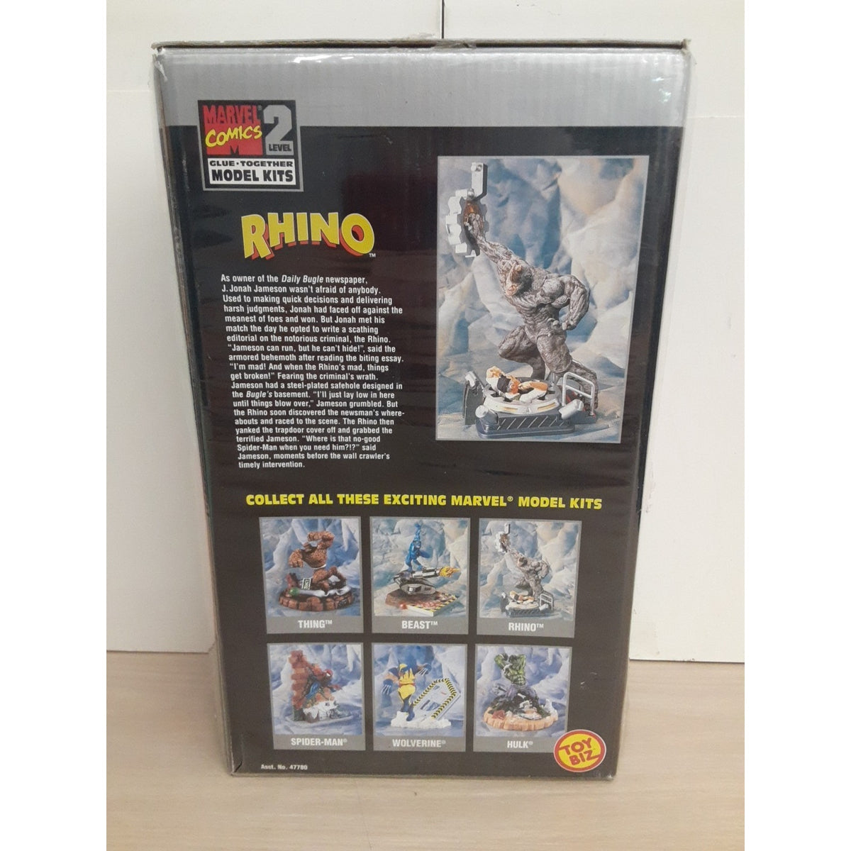 Marvel Comics Rhino Toy Biz Level 2 Model Kit 1998