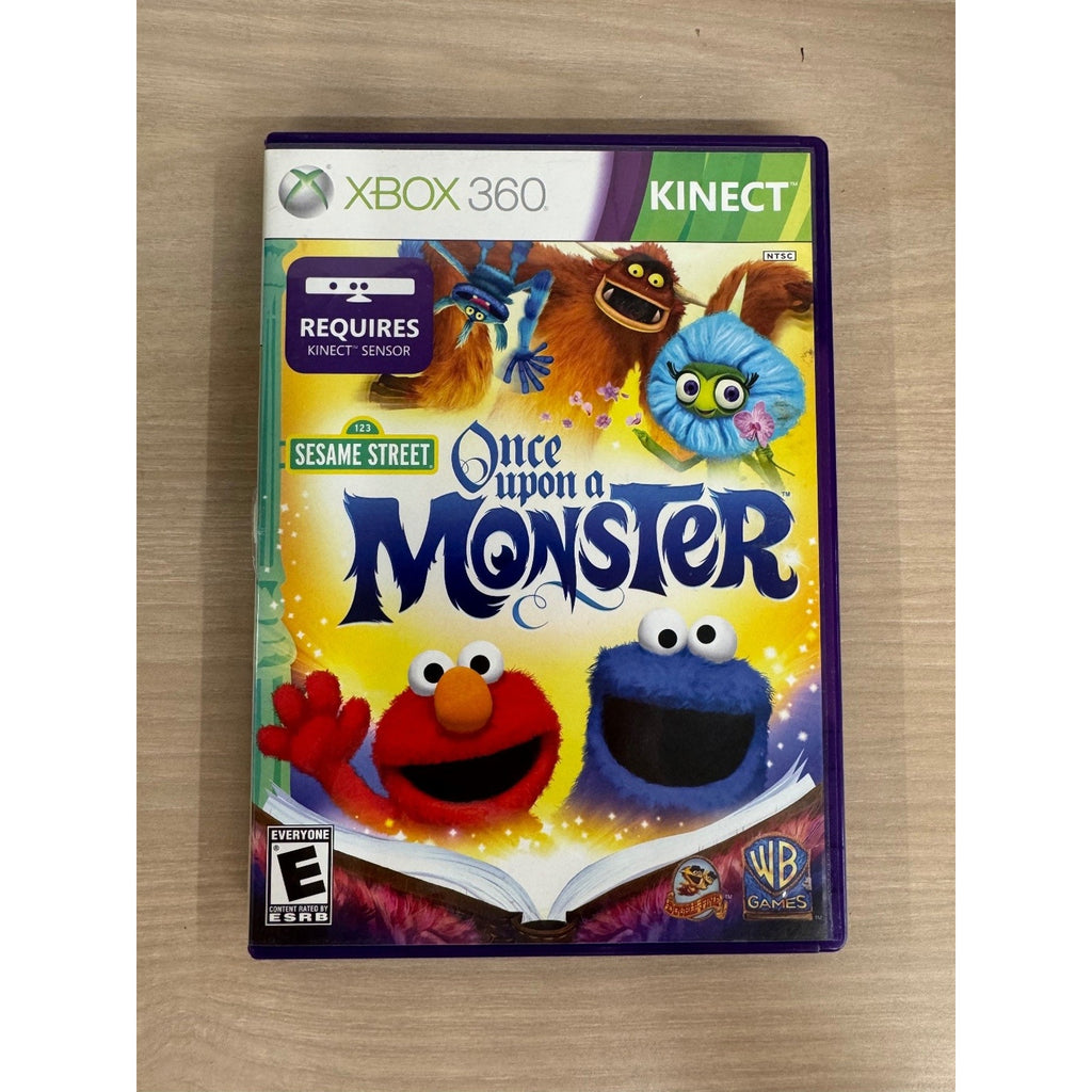 Sesame Street Once Upon a Monster Xbox 360 Kinect Video Game Co-op