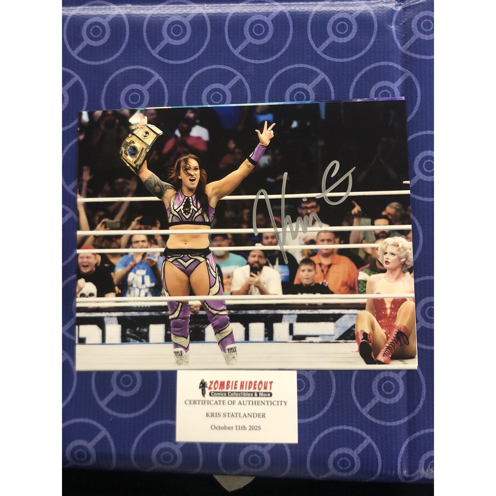 Kris Statlander All Elite Wrestling Signed AEW Autograph 8x10 Photo W Store CoA
