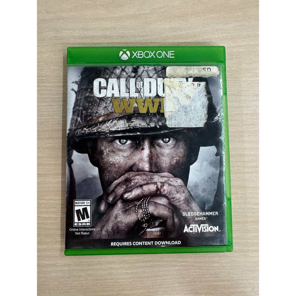 Call of Duty WWII Standard Edition Xbox One Video Game Multiplayer