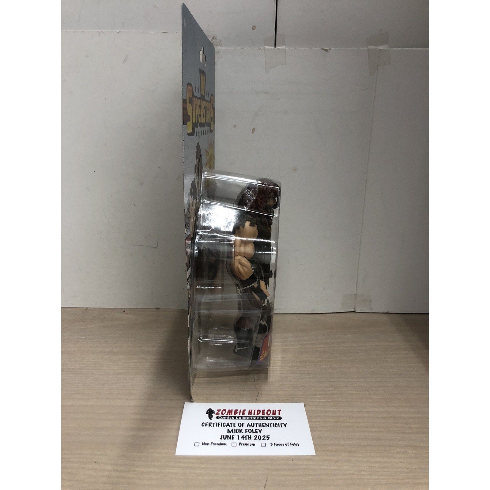 WWE MICK FOLEY Signed Mattel Mankind Superstar Figure AUTOGRAPH W/ STORE COA