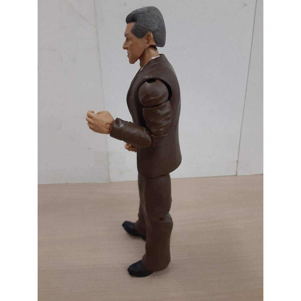 Custom WWE Mattel Mr. Vince McMahon Action Figure Brown Suit