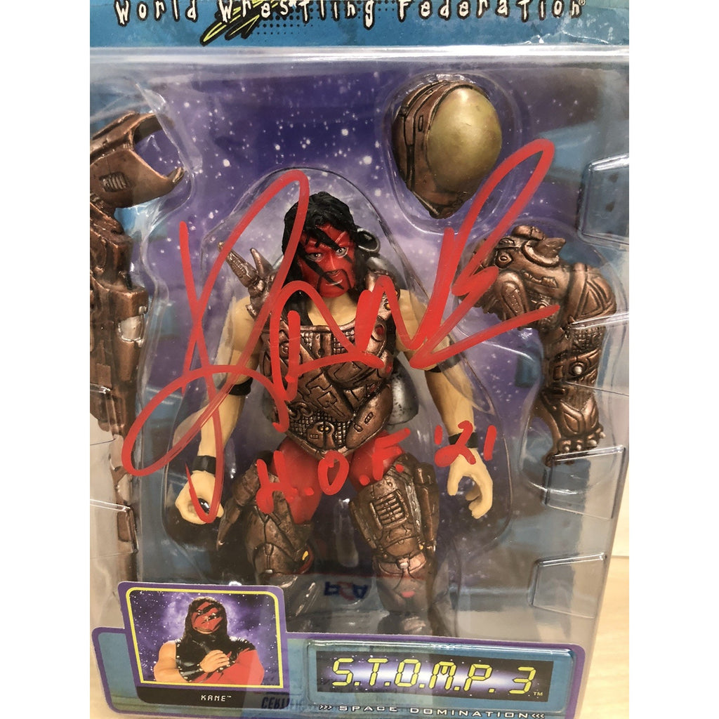 KANE Signed Autograph Jakks Pacific WWF Stomp 3 Space Domination 1998 PSA COA