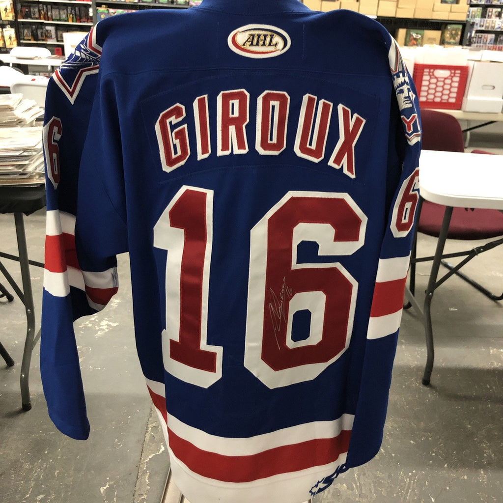 Giroux Signed Hartford Wolf Pack AHL Jersey #16 Auto New York Rangers Affiliate
