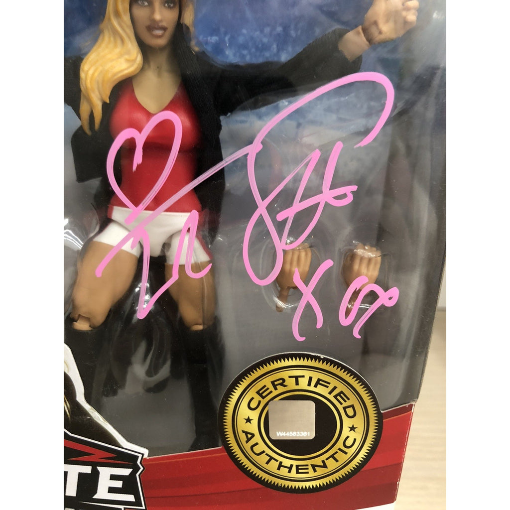 WWE Trish Stratus Signed Elite Series 88 Chase Autograph Figure PSA COA