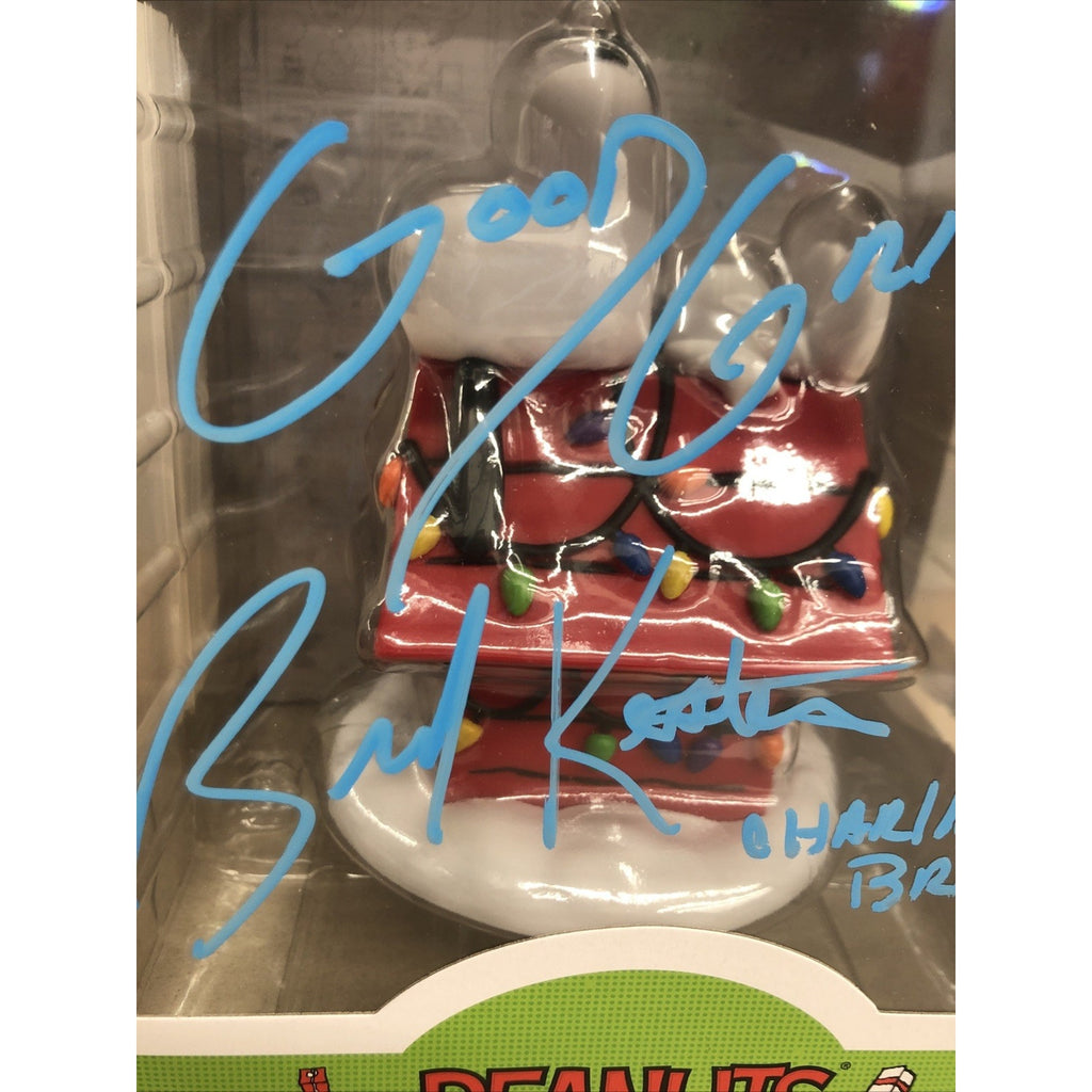 Funko Pop!Deluxe:Snoopy W/Doghouse Figure SIGNED Brad Keston (oc Celeb Marketing