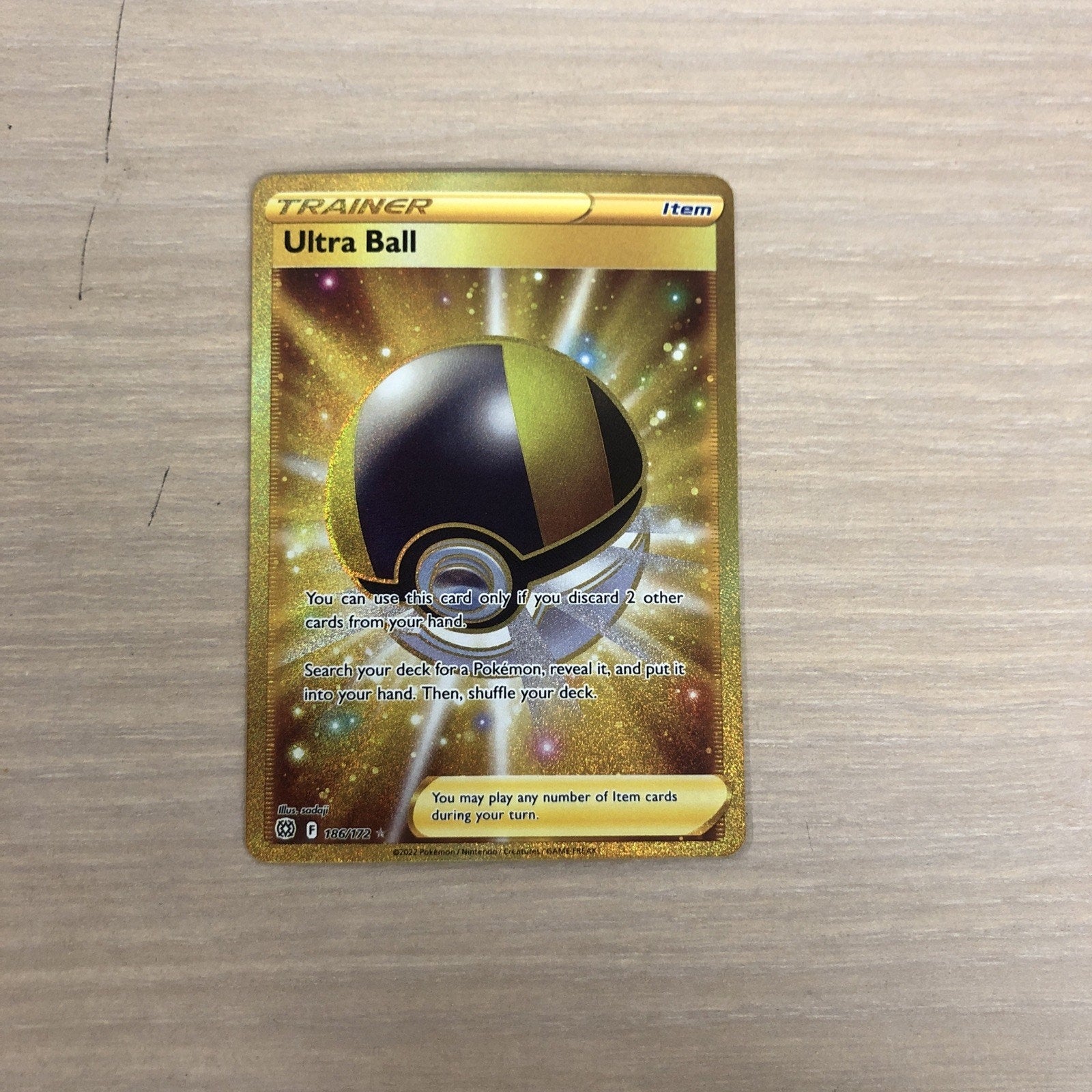 Ultra Ball (Secret) 186/172 Swsh09: Brilliant Stars Holo